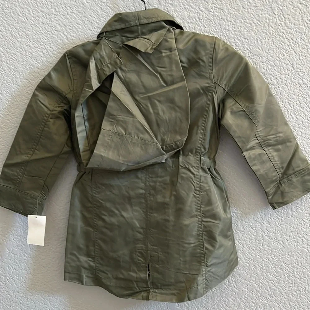 NWT Urban Republic Olive Green Anorak Jacket | Girls Size 4
